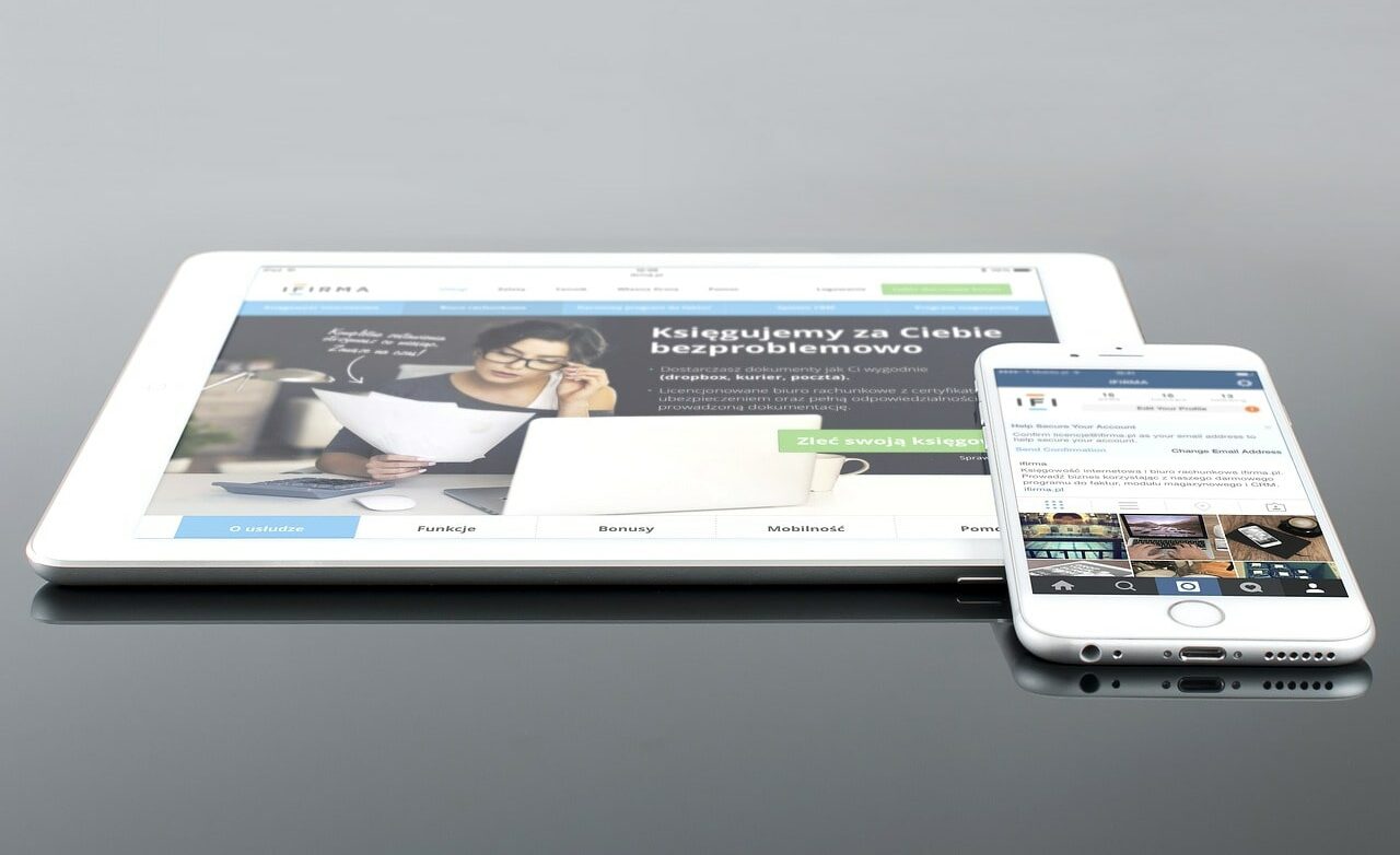 Esempio di mock up responsive per un web design di successo