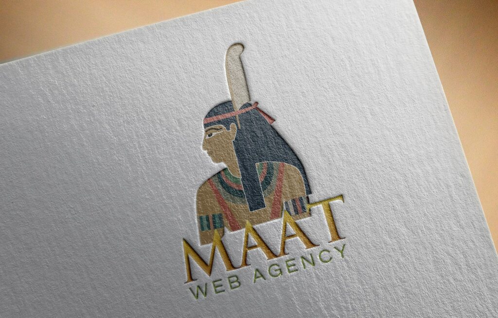 Logo Maat Web Agency stampato su carta pregiata